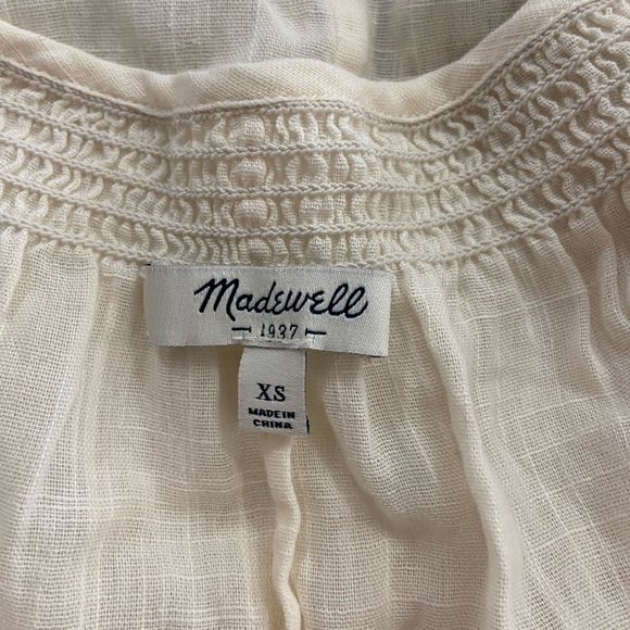 Madewell Farmstand Popover in Ivory - Picture 9 of 10
